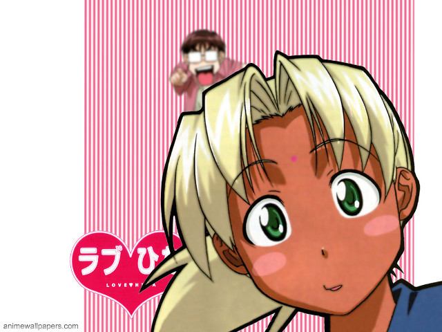 Blonde girl green eyes pink free wallpaper for desktop - medium preview image