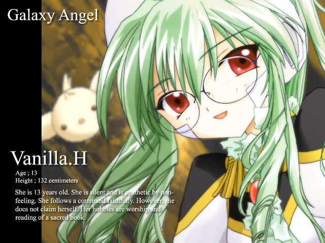 Green haired girl red eyes #2 free wallpaper for desktop - medium preview image