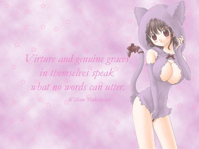Cartoon cat outfit quote gothic free wallpaper for desktop - medium preview image