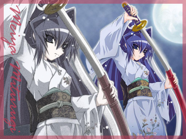 Baioken eishun sisters swords fullmoon free wallpaper for desktop - medium preview image