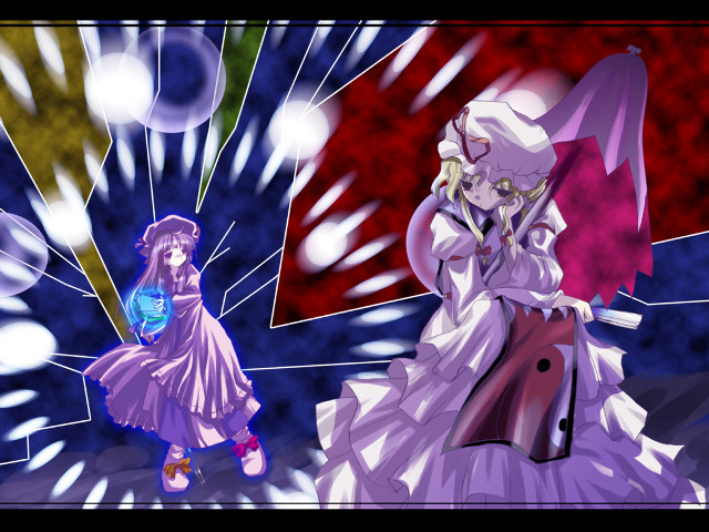 Woman dress man suit umbrella free wallpaper for desktop - medium preview image