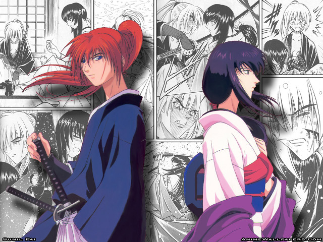 Anime characters wall sword manga free wallpaper for desktop - medium preview image