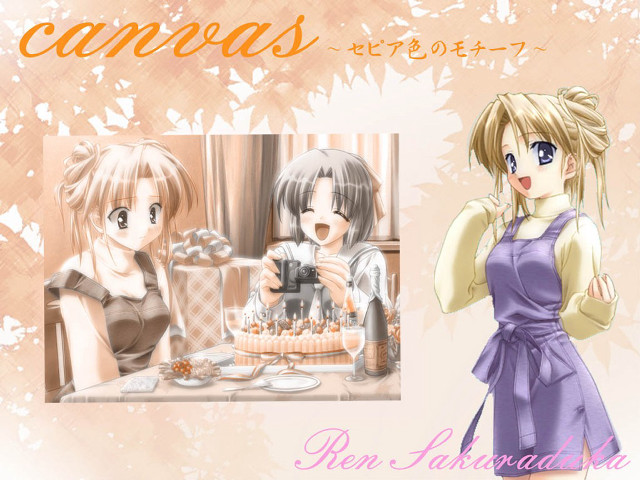 Girl boy cake camera netart free wallpaper for desktop - medium preview image