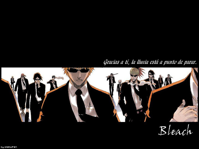 Black suits group quote anime free wallpaper for desktop - medium preview image