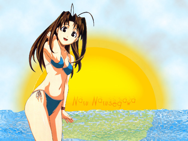 Beach sun woman bikini ani free wallpaper for desktop - medium preview image