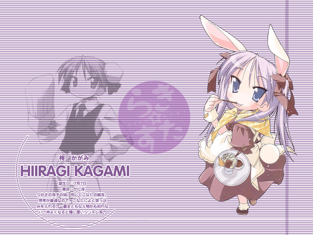 Girl bunny ears purple rabbit free wallpaper for desktop - medium preview image