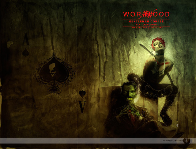 Man chair woman knife demon free wallpaper for desktop - medium preview image