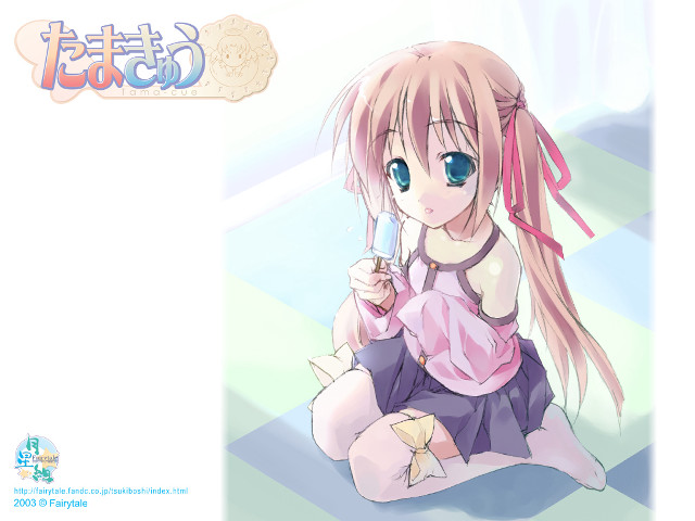 Girl kyoto anim pink bow free wallpaper for desktop - medium preview image