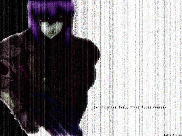 Purple haired man black outfit free wallpaper for desktop - medium preview image