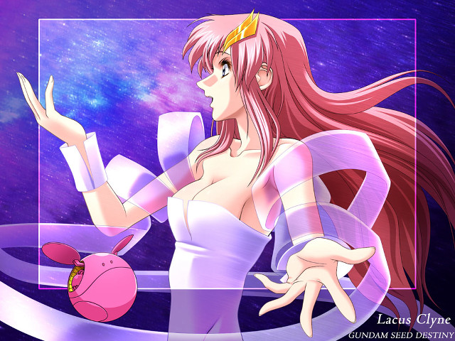 Cartoon crown longhair pinkobject spaceart free wallpaper for desktop - medium preview image