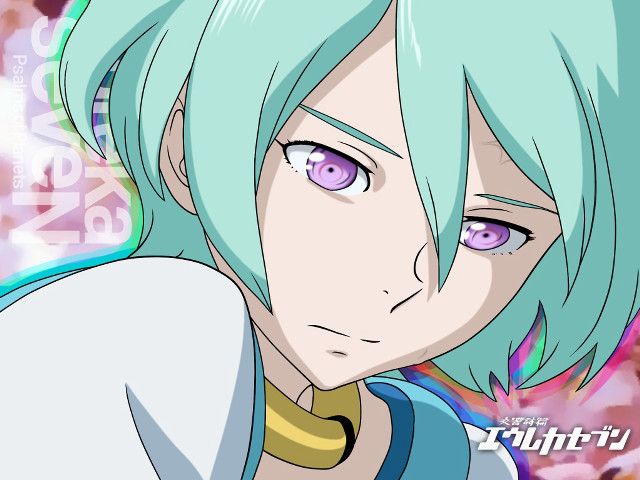 Anime bluehair pinkeyes sadportrait eizankikukawa free wallpaper for desktop - medium preview image