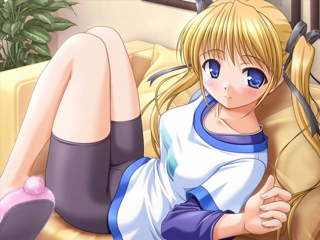 Alice prin blonde hair anime free wallpaper for desktop - medium preview image
