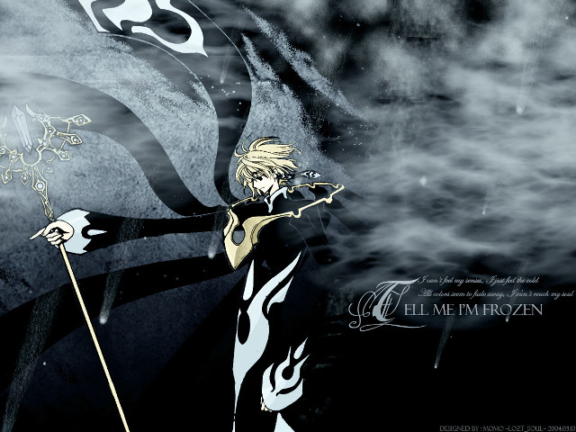 Woman sword cloudy sky flag free wallpaper for desktop - medium preview image