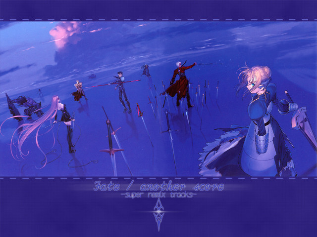Fate armor girls blue sky free wallpaper for desktop - medium preview image