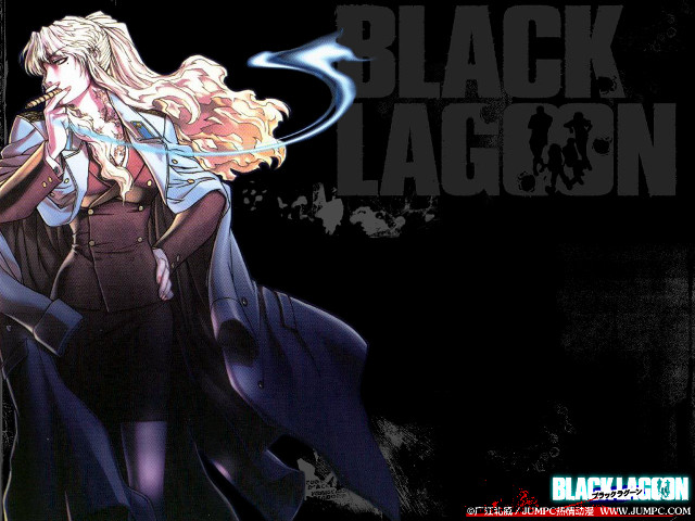 Blonde woman long coat black free wallpaper for desktop - medium preview image