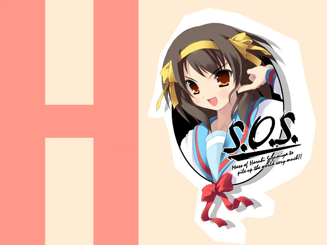 Girl bow h school uniform free wallpaper for desktop - medium preview image