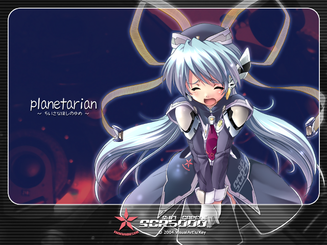 Anime whitehair cat ears armor free wallpaper for desktop - medium preview image