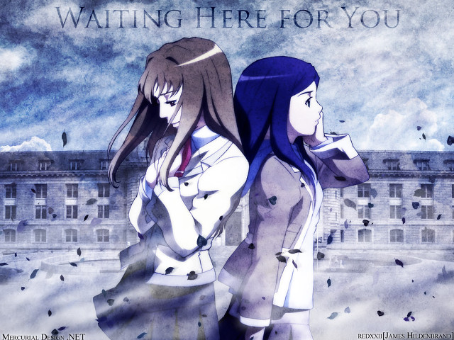 Waiting here neo romanticism anime free wallpaper for desktop - medium preview image