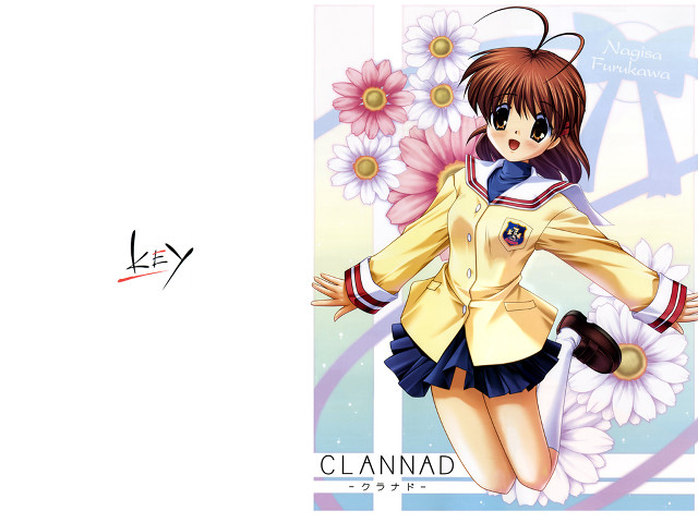 Girl sailor outfit flowers name free wallpaper for desktop - medium preview image