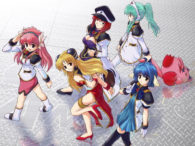 Anime girls line backview epsylon free wallpaper for desktop - medium preview image