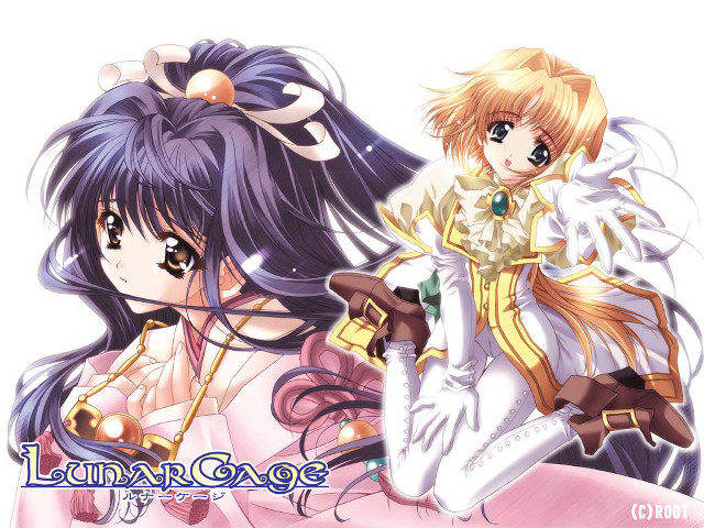 Anime girls white dress rococo free wallpaper for desktop - medium preview image