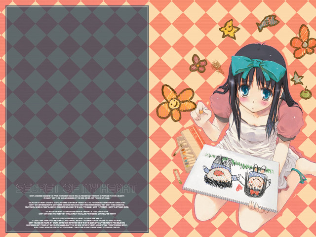 Alice girl checkered floor cake free wallpaper for desktop - medium preview image