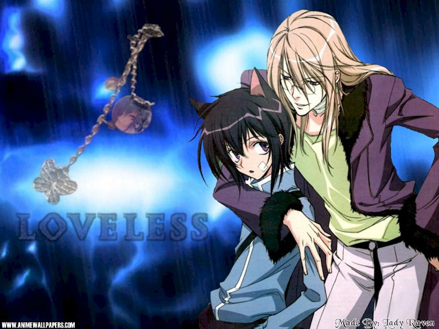 Rainy anime boys foxears fur free wallpaper for desktop - medium preview image