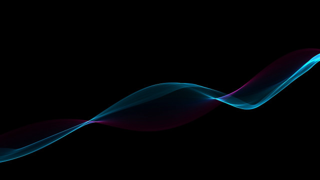 Blue red wave black background free wallpaper for desktop - medium preview image