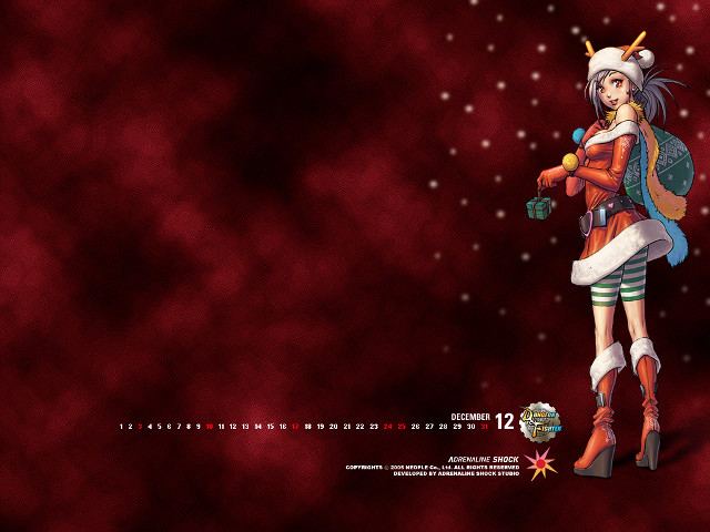Anime backpack boots christmas reindeer free wallpaper for desktop - medium preview image