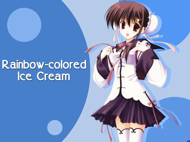Girl brown hair vaporwave moon free wallpaper for desktop - medium preview image