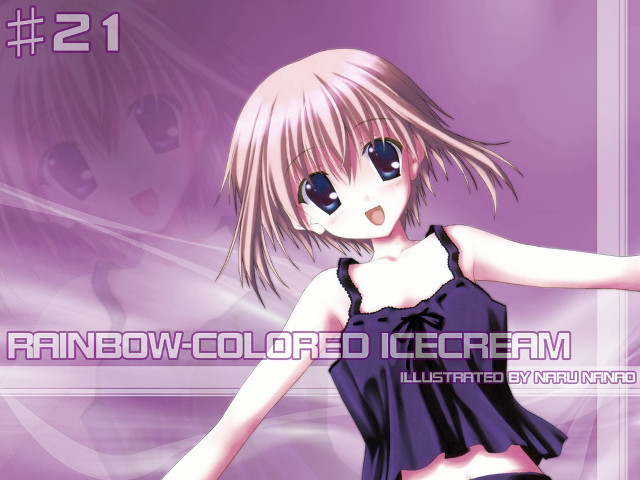 Girl black purple frame manga free wallpaper for desktop - medium preview image
