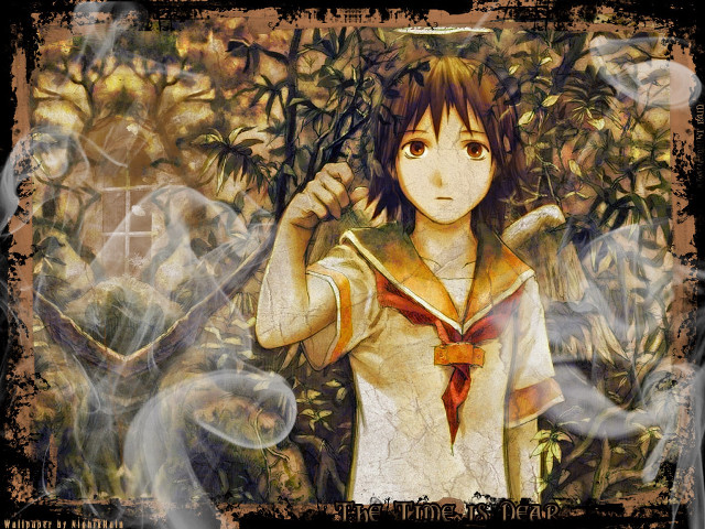 Girl book tree anime magic free wallpaper for desktop - medium preview image