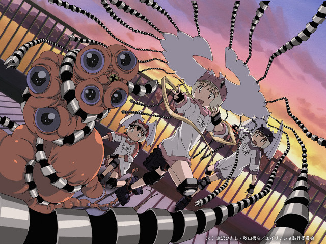 Robot group cartoon promo aya free wallpaper for desktop - medium preview image