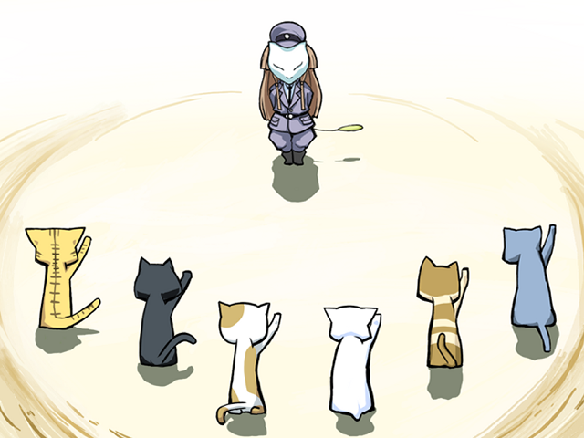 Person cats measuring tape rayonism free wallpaper for desktop - medium preview image