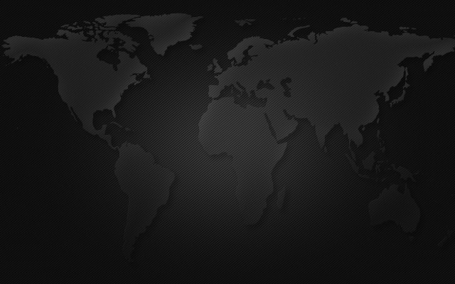 Black white world map typographic free wallpaper for desktop - medium preview image