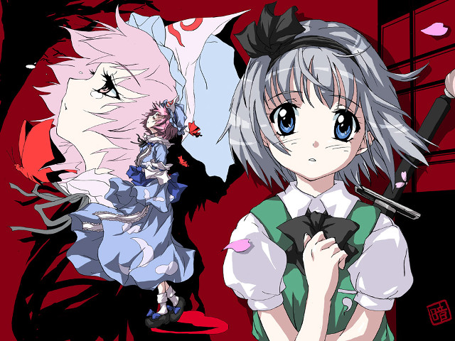 Konpaku youmu ghost anime poster free wallpaper for desktop - medium preview image