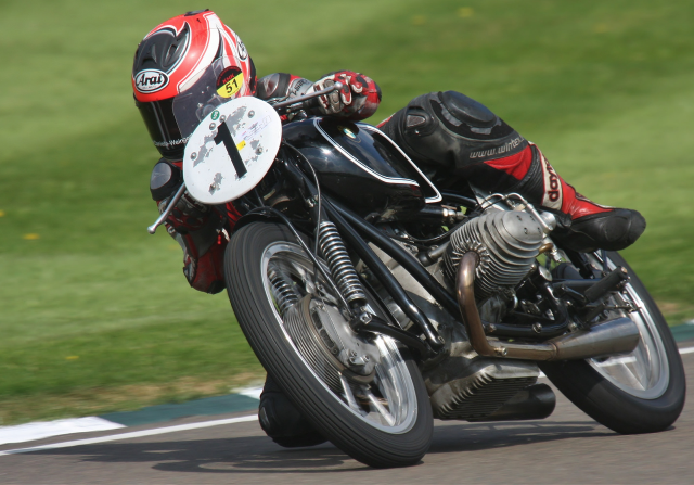 Motorcycle rider race track grass free wallpaper for desktop - medium preview image