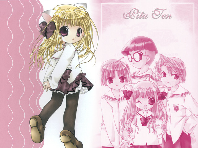 Girl glasses cat ears group free wallpaper for desktop - medium preview image