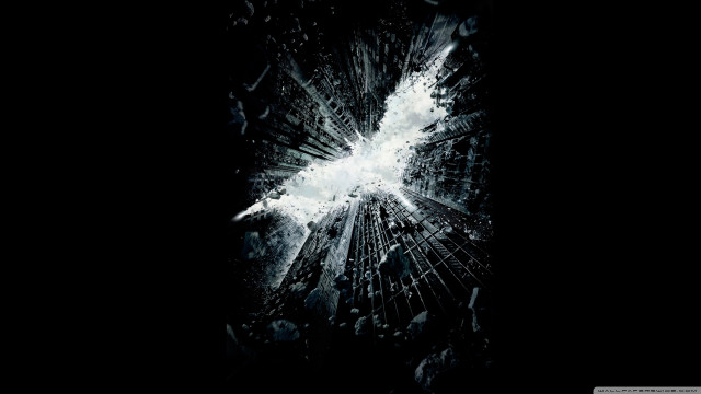 Dark knight rises logo dark free wallpaper for desktop - medium preview image