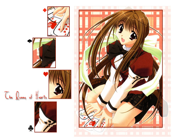 Girl red shirt black shorts free wallpaper for desktop - medium preview image