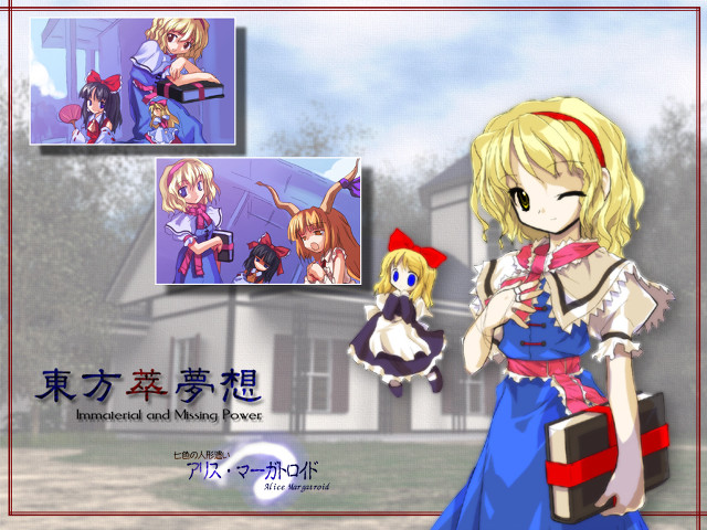 Blonde girl red hat blue free wallpaper for desktop - medium preview image