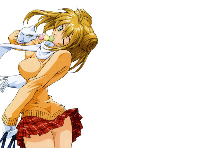 Cartoon girl cat tail manga free wallpaper for desktop - medium preview image