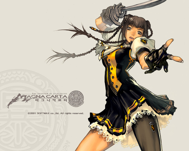 Chizuko yoshida fighting stance braid free wallpaper for desktop - medium preview image