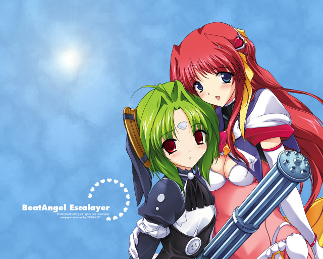 Elysium blue sky sun anime free wallpaper for desktop - medium preview image