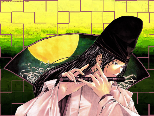 Woman hat flute anime fantasy free wallpaper for desktop - medium preview image