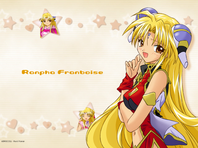 Blonde star magical girl portrait free wallpaper for desktop - medium preview image