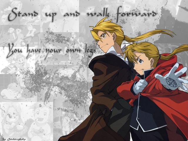 Brothers anime epic quote alphonse free wallpaper for desktop - medium preview image