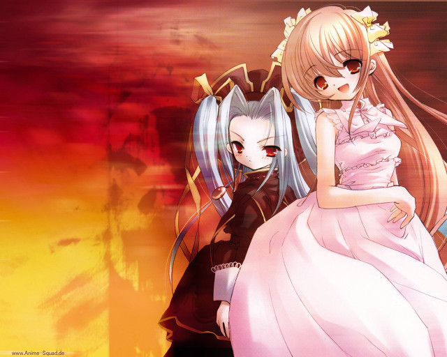 Anime couple gothic elysium autumn free wallpaper for desktop - medium preview image