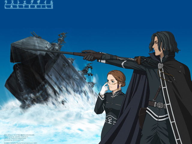 Man woman black outfits gun free wallpaper for desktop - medium preview image