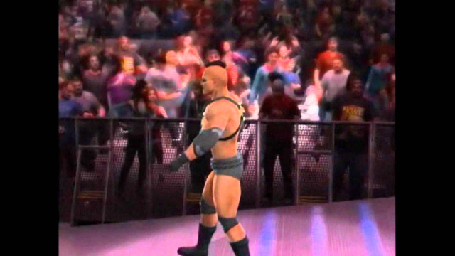 Wrestler walking crowd stadium people free wallpaper for desktop - medium preview image